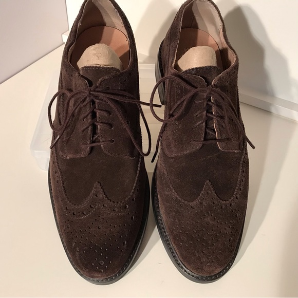 J CREW Allerton Suede WingTips (9.5) - Picture 2 of 10